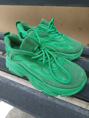 Marquiiz Sneakers n38 new, green athletic shoes
