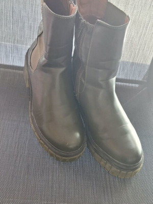 Alta Moda boots used, olive green, size 38