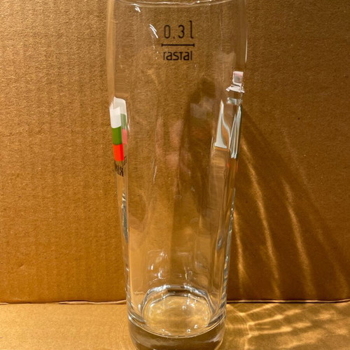 MM beer glass new with Bulgarian flag 0.3 L