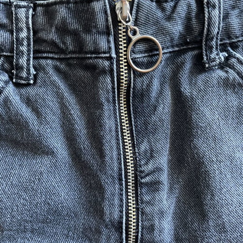 Denim shorts black, like new, sizes XS and S