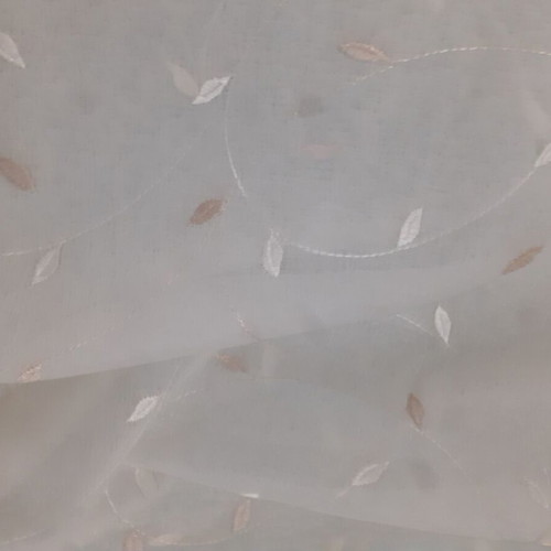 Curtain ready sewn, new, transparent ecru 1.70×2.80 m