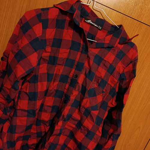 Checked shirt unused, like new