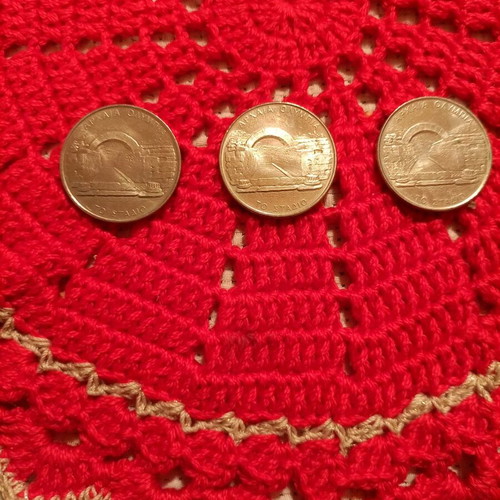 500 Drachma Coins like new, pack of 9, Greece