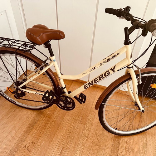 Energy Irene 28" City Bicycle 2024 Beige with 18 Speeds New
