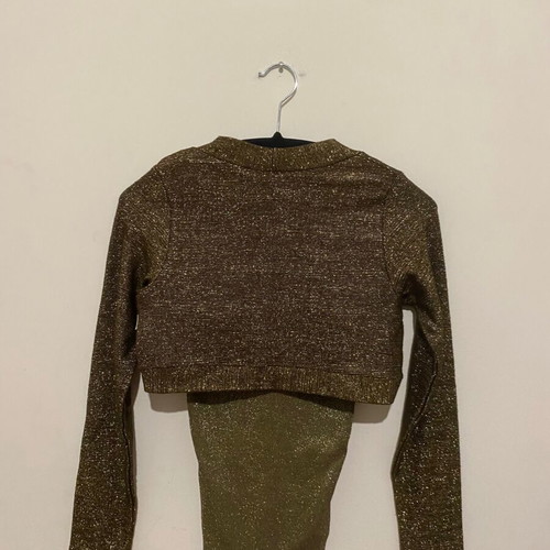Top and bolero used, gold, size Small BeYou