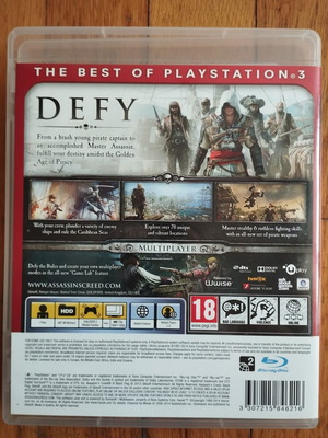 Assassin's Creed Black Flag παιχνίδι PS3 μεταχειρισμένο, πλήρες
