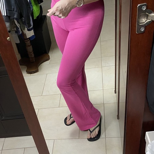Women's Flared Pants pink, like new, size M