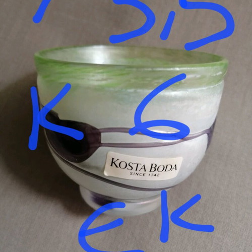 Set of 3 Kosta Boda Miniature Vases