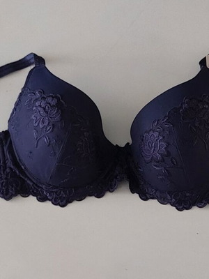 Triumph Sexy Angel WHU Push-Up Bra Dark Blue 80C New with Tags
