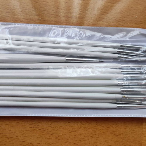 Manicure brush set, 15 pieces, new