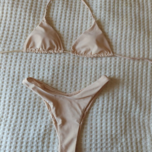 Bikini set with lemon print, size S