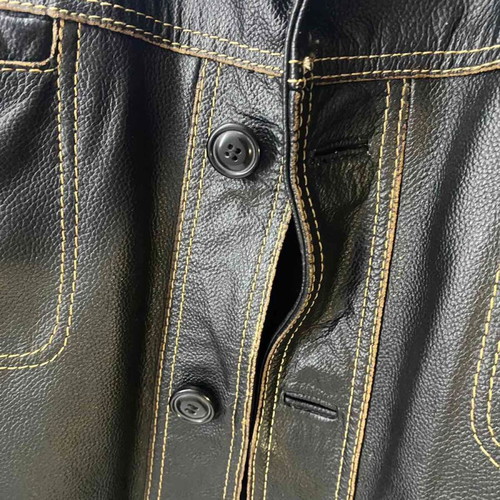 Ricano leather jacket size XL like new, black