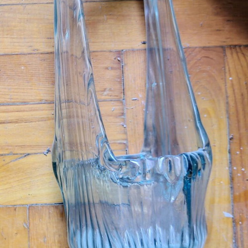Decorative glass vase used