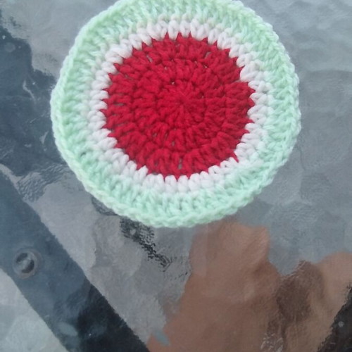 Handmade knitted coasters new, unique designs