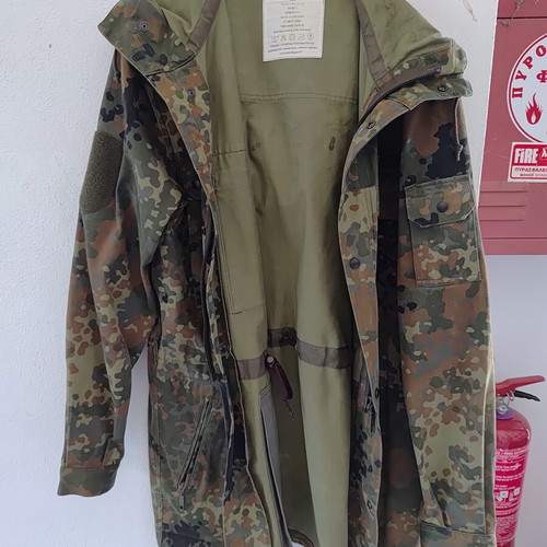 German Army Jacket Medium used, flecktarn camouflage