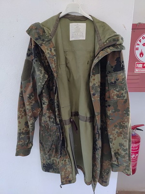 German Army Jacket Medium used, flecktarn camouflage