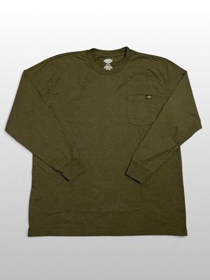 Dickies olive green long sleeve T-shirt XL workwear