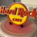 3D Printed Hard Rock Cafe Logo New for Decoration and Gift
