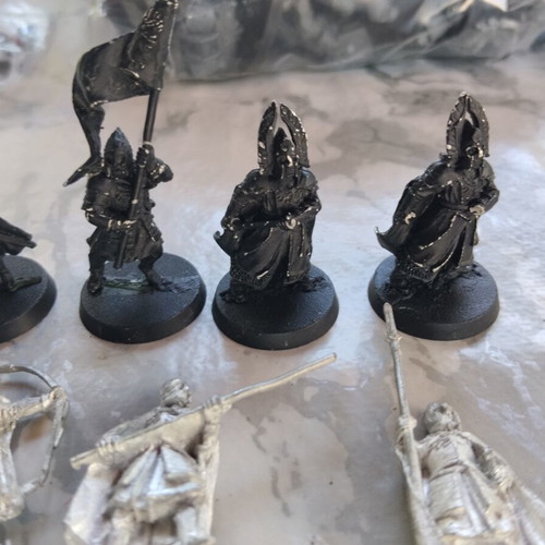 Lord of the Rings metal miniatures used