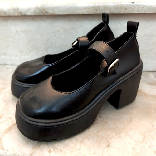 Shein Mary Jane shoes, black, size 40