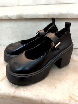 Shein Mary Jane shoes, black, size 40