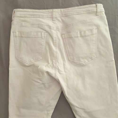 Primark Lilac Skinny Jeans Size 42 Like New with Frayed Ankles