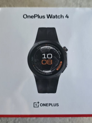 OnePlus Watch 4 47mm μαύρο καινούργιο, global μοντέλο με Wear OS και NFC