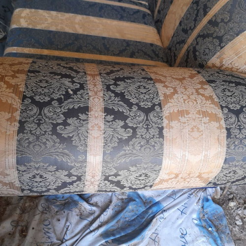 Three-Seater Sofa used, solid wood frame, quality fabric