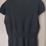 Naf Naf black cardigan like new with bow, size M