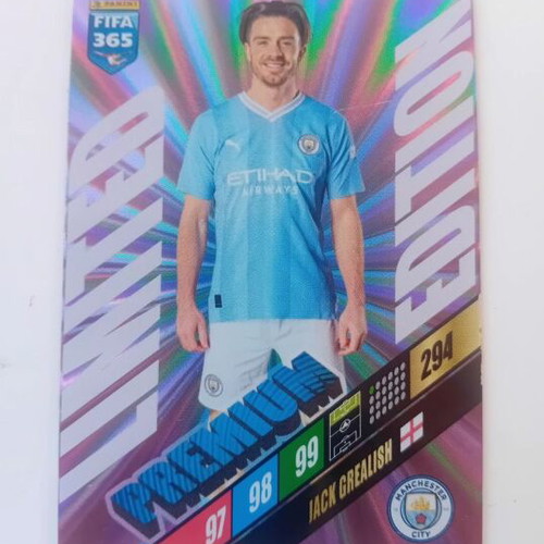 Panini FIFA 365 Limited Edition Premium Card Jack Grealish used