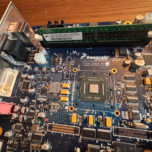 Freescale MPC8610 HPCD PowerPC 32-bit development board with Codewarrior USB TAP, used