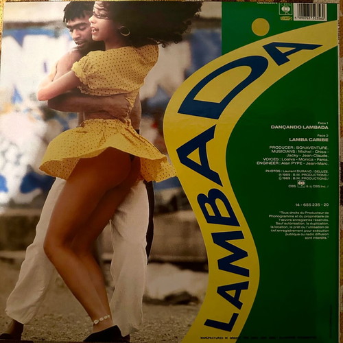 Kaoma Dancando Lambada vinyl LP maxi 12” like new
