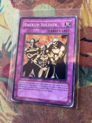 Backup Soldier SYE-047 Yugioh card used, heavily played