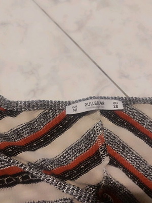 Pull & Bear blouse used, multicolor, boho style
