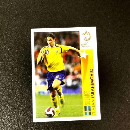 Zlatan Ibrahimovic Panini UEFA Euro 2008 Trading Card new