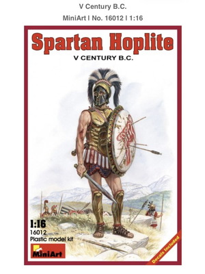 MiniArt Spartan Hoplite 1:16 μοντέλο καινούργιο