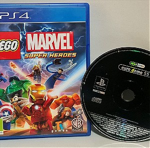 MARVEL SUPER HEROES LEGO PS4 & EURO DEMO 55 PS1