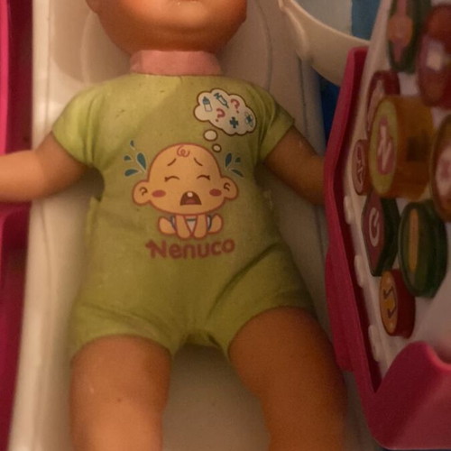 Nenuco doll used with accessories and nice outfit