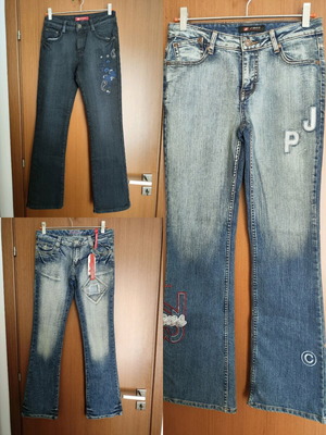 Jeans new, sizes 42 and 44, blue