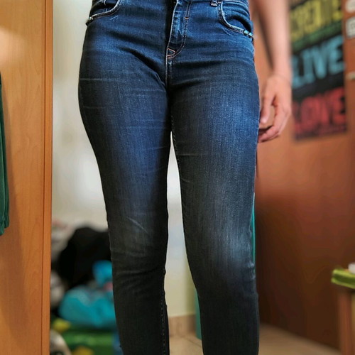 Zara jeans like new, size 38, blue, slim fit