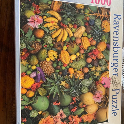 Ravensburger puzzle 1000 pieces used, fruits