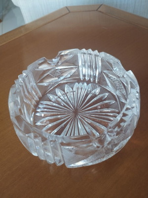 Bohemia Crystal Centerpiece vintage, like new, 750g