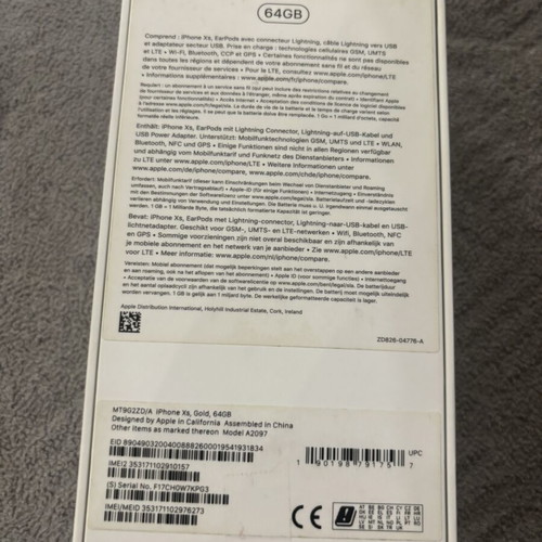iPhone XS like new, 64GB, excellent condition