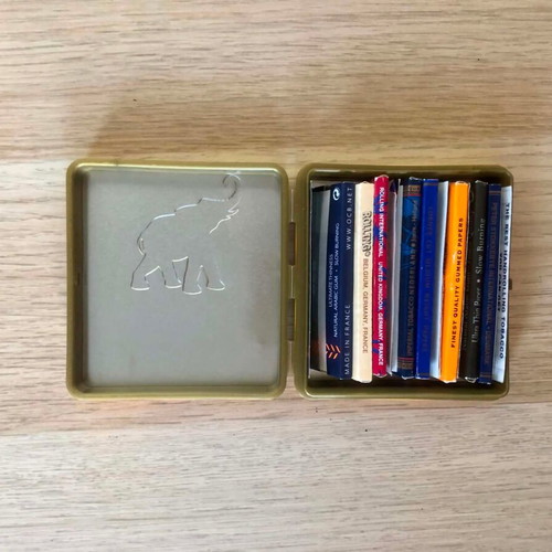 Old Holborn Metal Tin like new with rolling papers gift