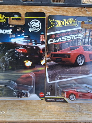 Hot Wheels Ferrari Testarossa και BMW M5 παιχνίδια καινούργια