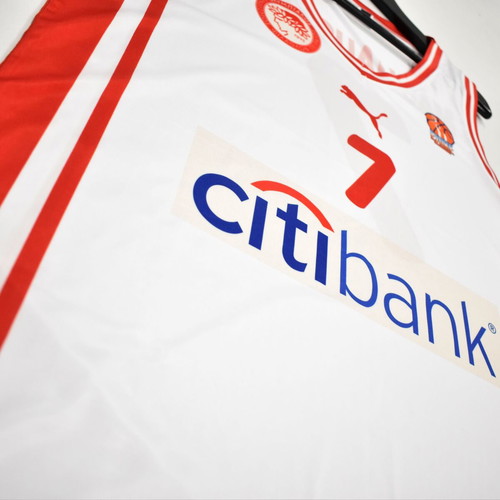 Olympiacos Basket Jersey Home 2005-06 Size Large New