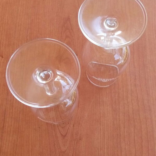 Hennessy collectible crystal tasting glasses new, set of 2
