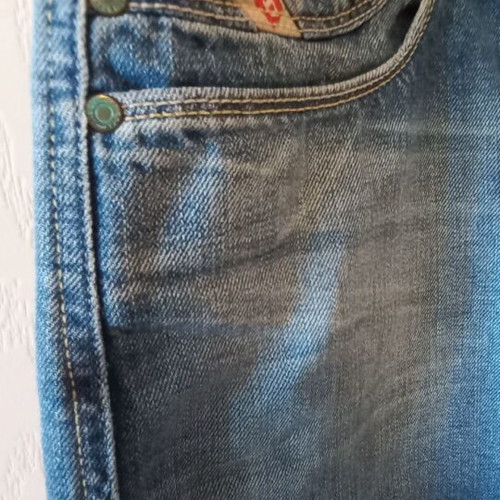 Diesel vintage denim skirt Y2K XS like new, blue