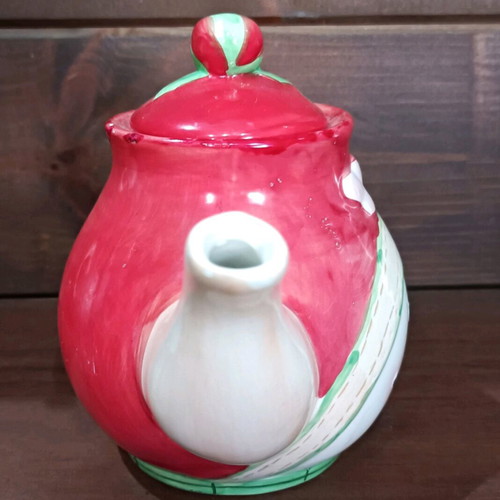 Vintage Christmas teapots set of 2, new