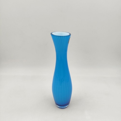 Blue Opaline Vase used